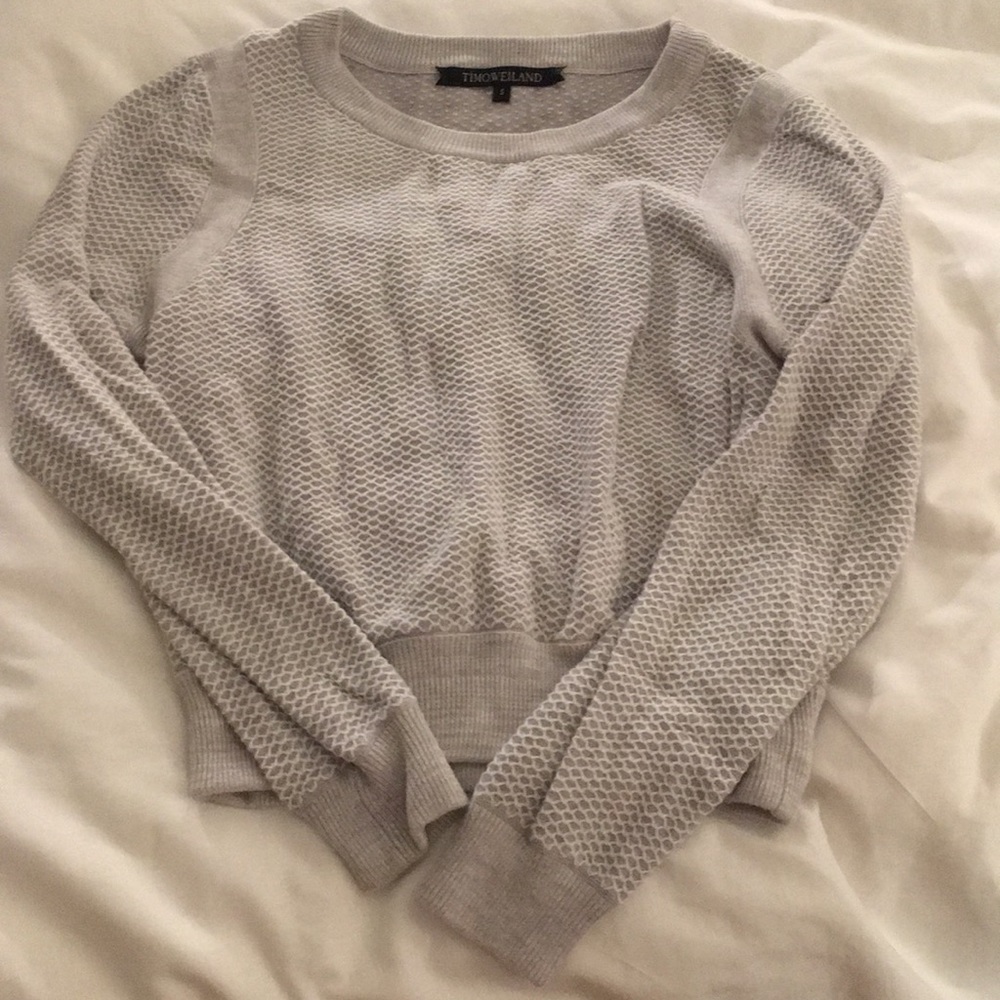 Timo weiland small gray sweater